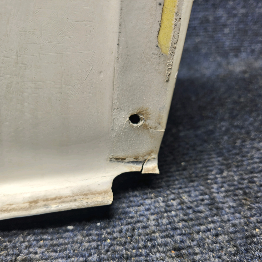 Used aircraft parts for sale, 169-440013-11 Beechcraft A23A Musketeer Custom III DORSAL FIN. "SOME CRACK IN HOLES - SEE PHOTOS"