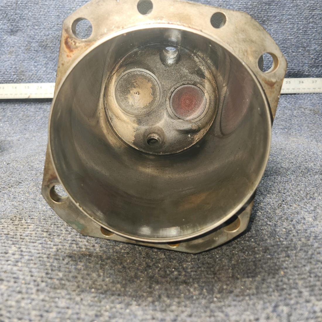 Used aircraft parts for sale, LW-12416 Lycoming O-320-D2A Piper PA28-140 Cylinder Wide Deck Chrome with High-Compression Piston