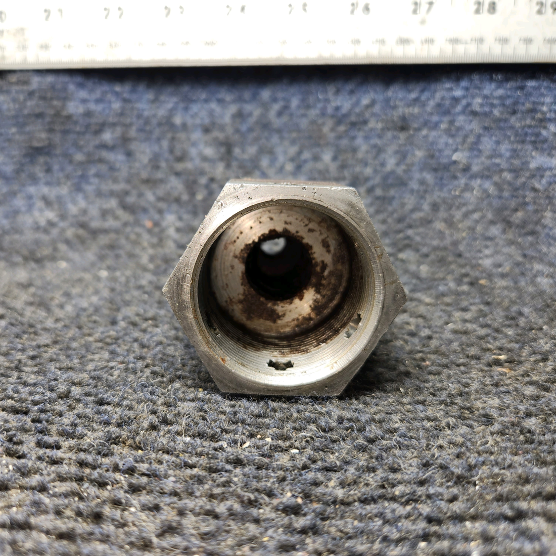 Used aircraft parts for sale, 0441130-1 Cessna 172 Main Gear Axle Nut LH or RH (Length: 2-3/8")