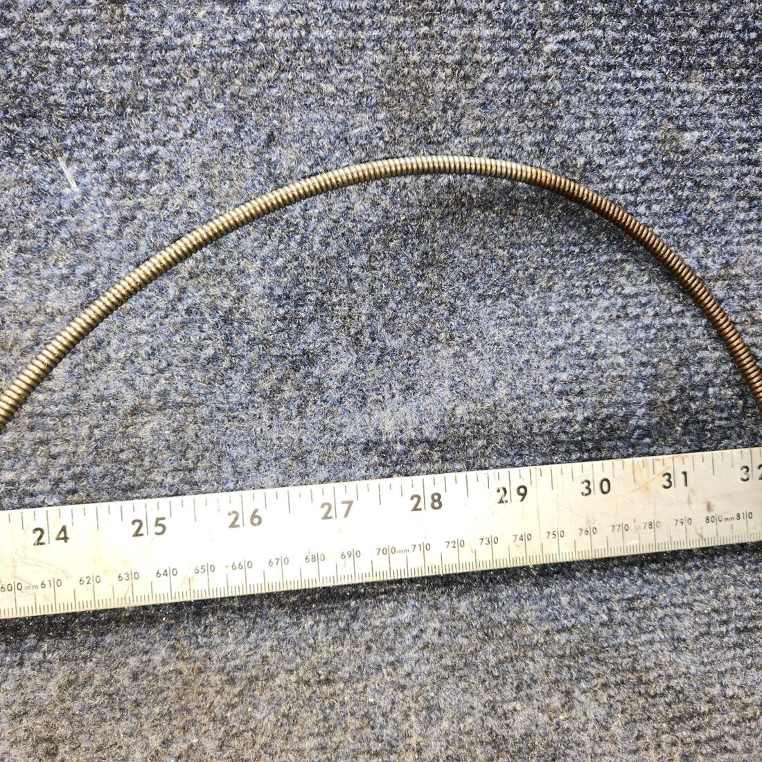 Used aircraft parts for sale, S1239-7 Cessna 172E Cabin Heat Control Cable (Length: 44”)