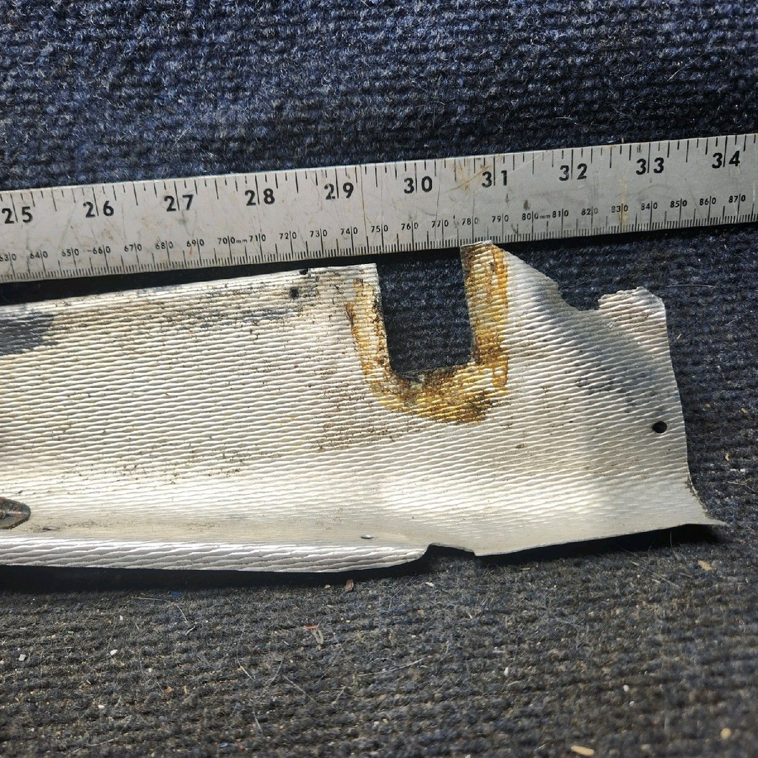 Used aircraft parts for sale, 36511-02 piper PA-28-181 Center Cabin Heat Duct Assembly – LH