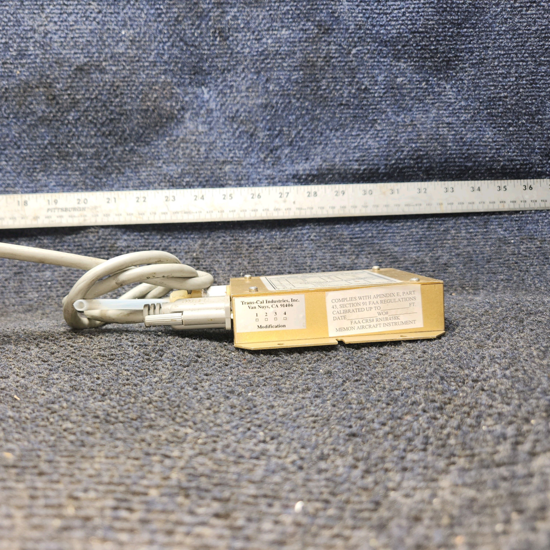 Used aircraft parts for sale, SSD120-XXA Trans-Cal SSD120 Cessna 172E All Solid-State Altitude Digitizer with Mod (Volts: 14-28)