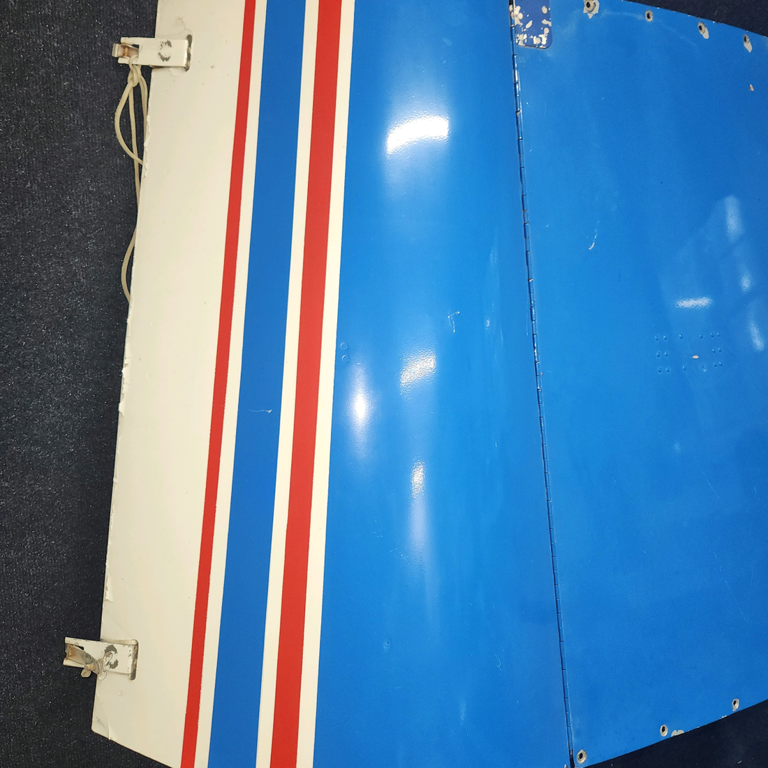 Used aircraft parts for sale, 63750-000 Piper PA28-140 Engine Cowling Assembly Upper Has a repair.
