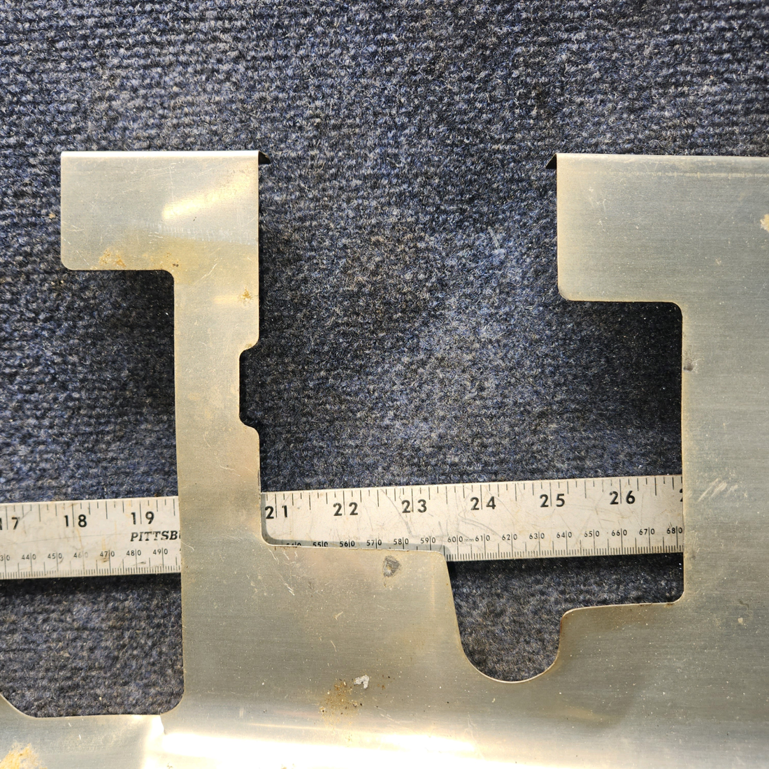 Used aircraft parts for sale, 0513057-1 Cessna 172F Rudder Bar Shield - LH