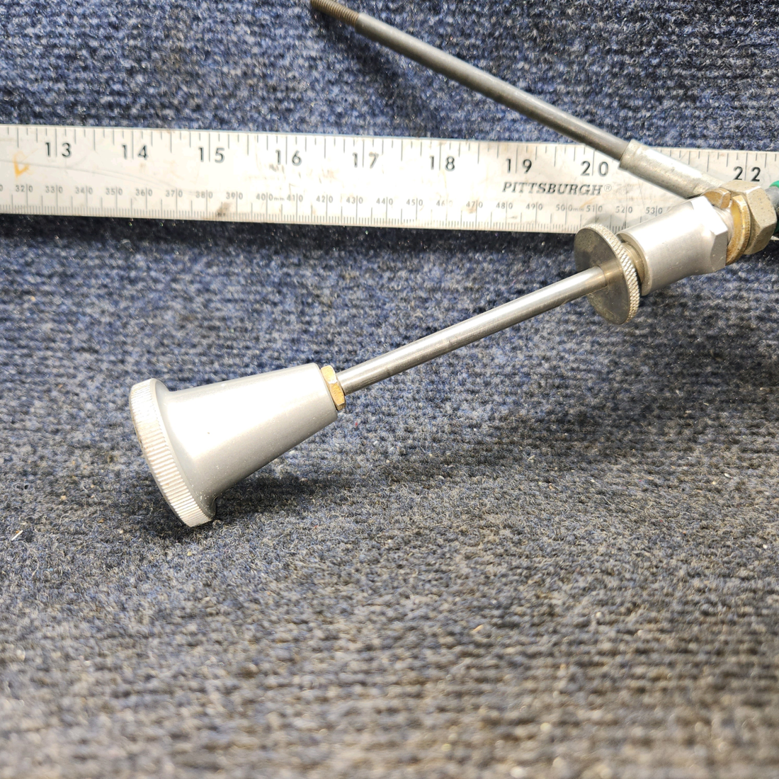 Used aircraft parts for sale, 253-001-1 Mooney M20C Throttle Control Cable (41 1/2")