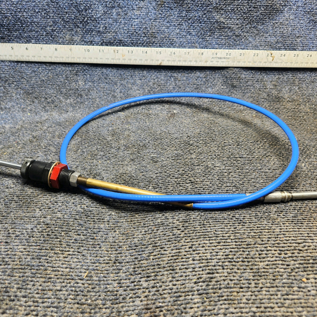 Used aircraft parts for sale, MCTV3035-144 Beechcraft 35-33 Throttle Vernier-Assist (52 1/2")