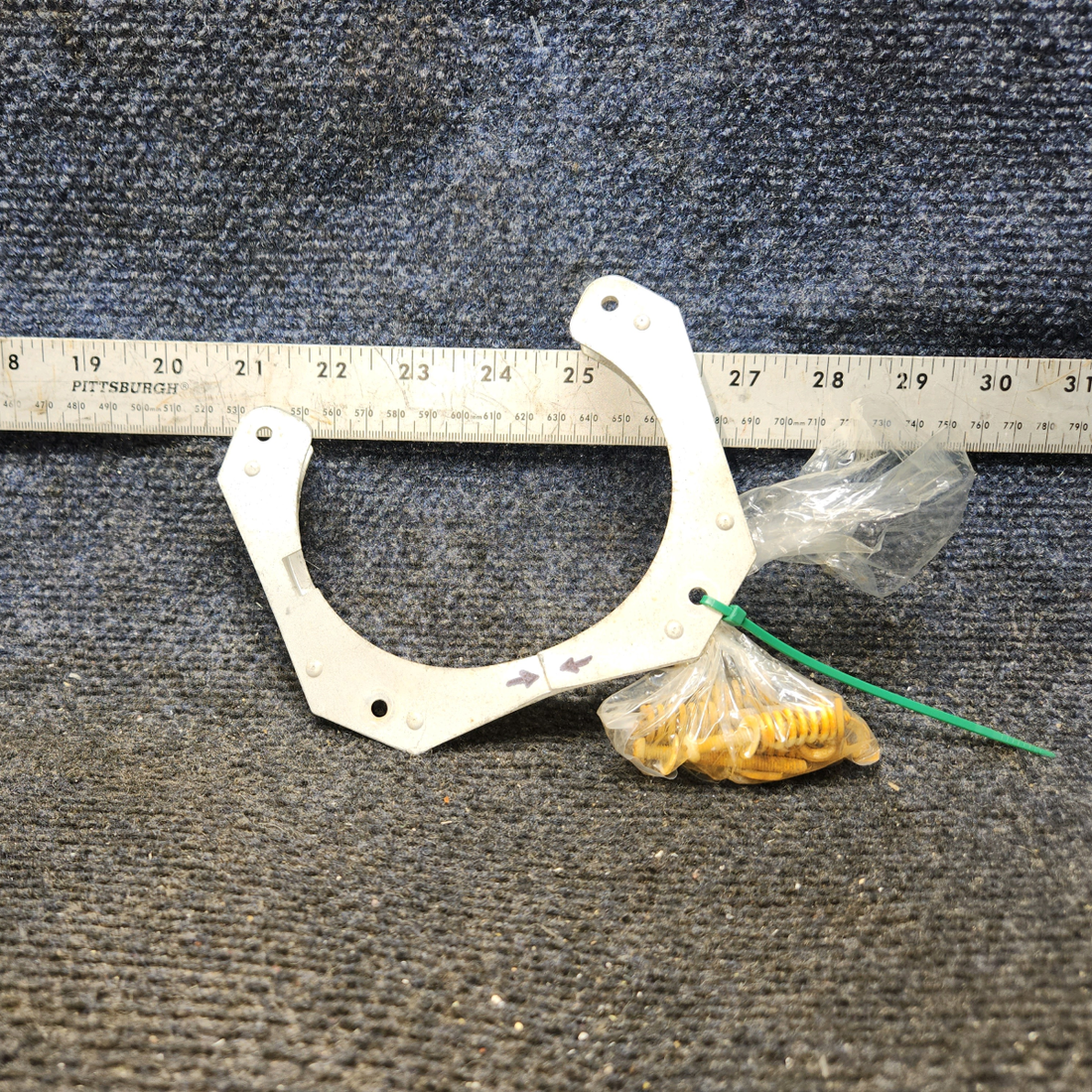 Used aircraft parts for sale, 0423542-6 Cessna 172 Bracket Assy Landing Light With LED light