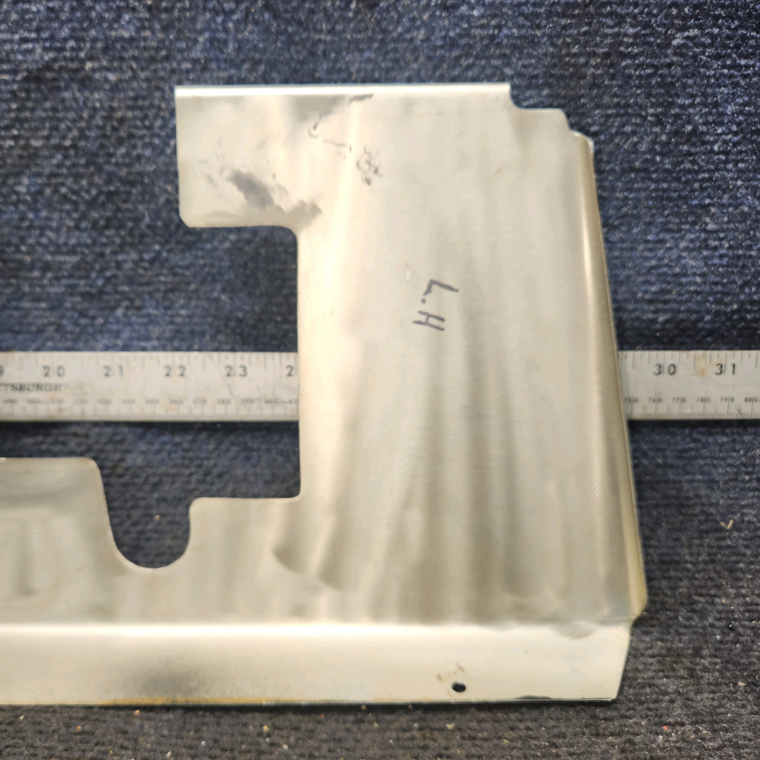 Used aircraft parts for sale, 0513057-1 Cessna 172E Rudder Bar Shield LH