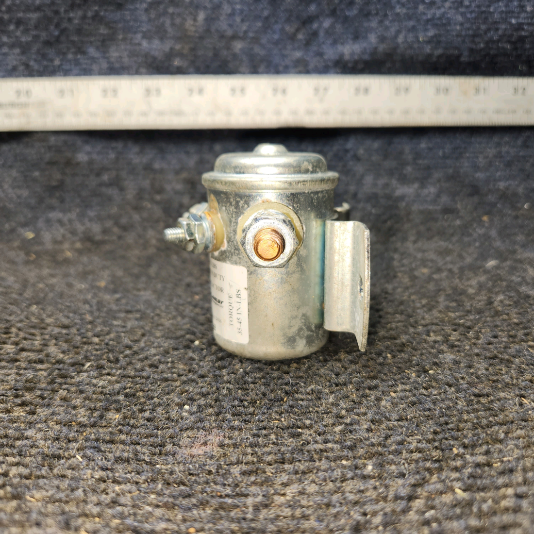 Used aircraft parts for sale, X61-0028 Lamar BEECHCRAFT F35 Contactor Solenoid (12v)