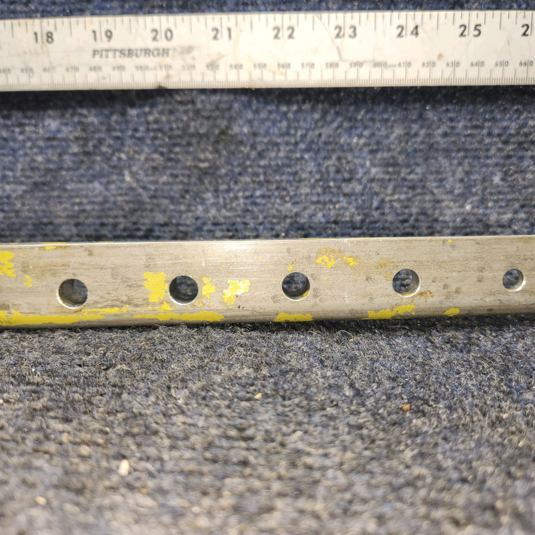 Used aircraft parts for sale, 169-110019 Beechcraft A24R Fitting Spar Cap Lower Splice FORWARD