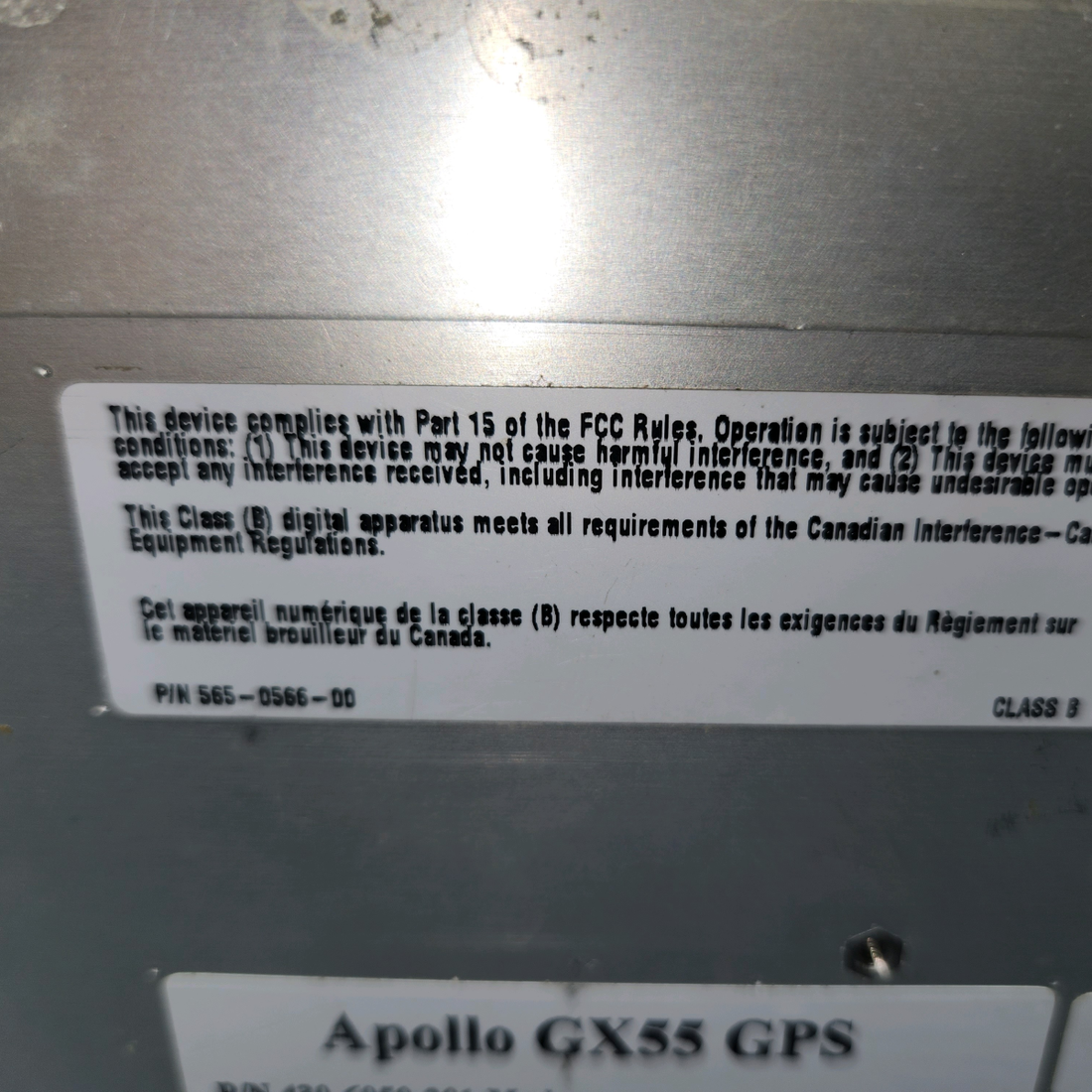 Used aircraft parts for sale, 430-6050-202 Apollo GX55 Piper PA28-140 GPG Rack Connector  No Data Card