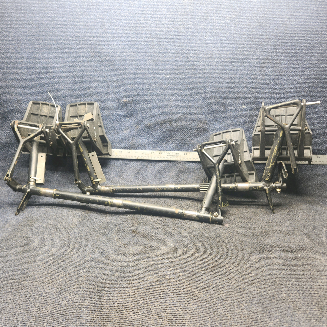Used aircraft parts for sale, 2467001-2, 2467001-1 Cessna C172RG Rudder Bar and Pedal Set –LH/RH