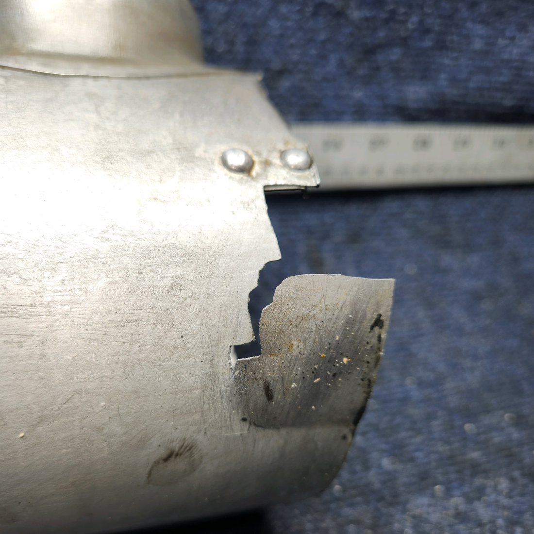 Used aircraft parts for sale, 169-950012-41 Continental IO-346-A Beechcraft A23A Musketeer Custom III MUFFLER SHROUD ASSY