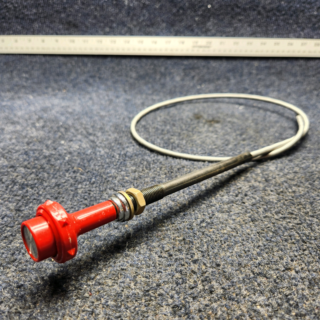 Used aircraft parts for sale, ACS A-700-12-1 Texas Several CESSNA BUTTON LOCK MIXTURE CONTROL ASSEMBLY CESSNA 182