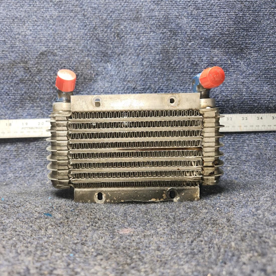 Used aircraft parts for sale, 18622-000 Harrison AP07AU06-03 Piper PA28-140 Oil Radiator