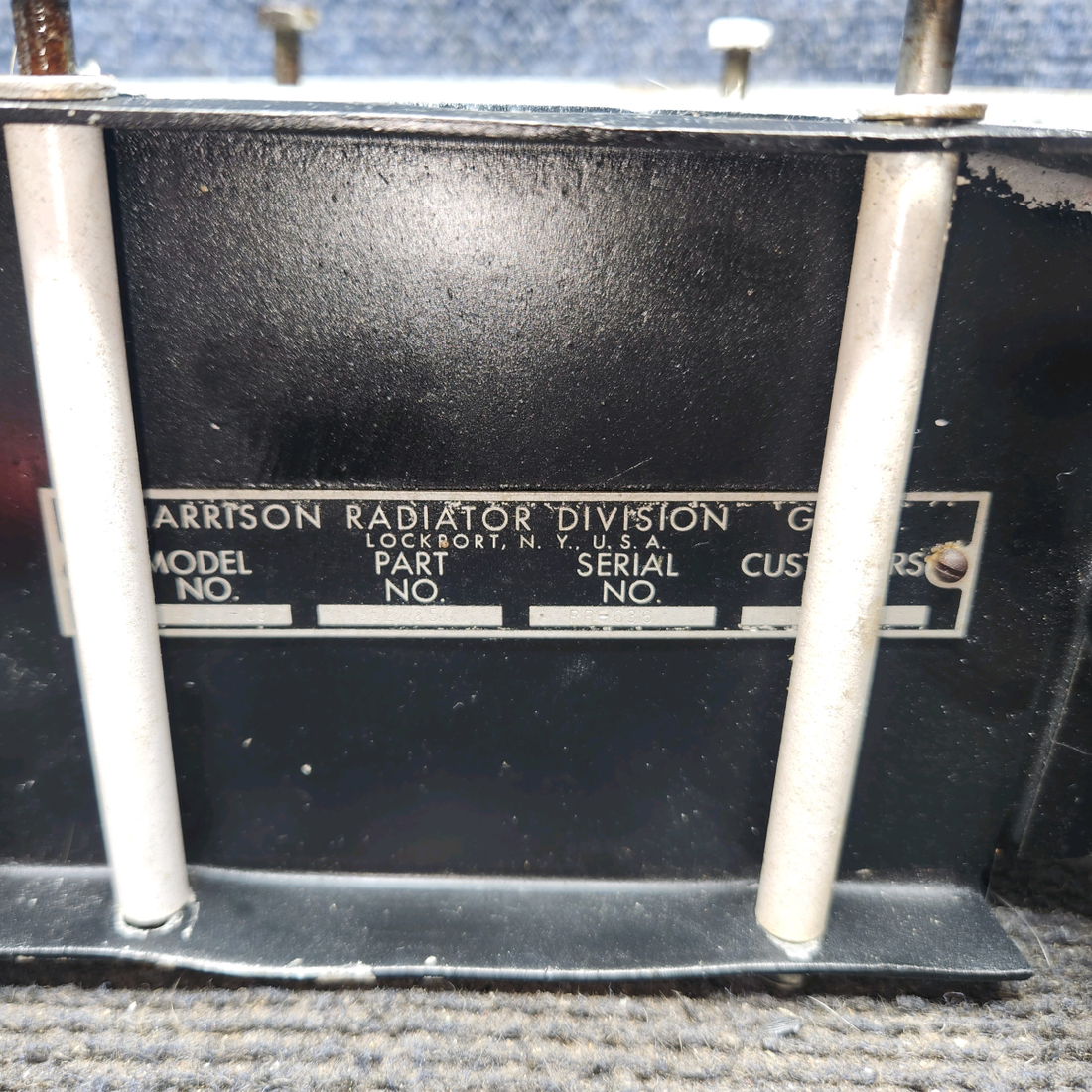 Used aircraft parts for sale, 8526250 Lycoming Piper PA-28-140 Oil Cooler Assembly