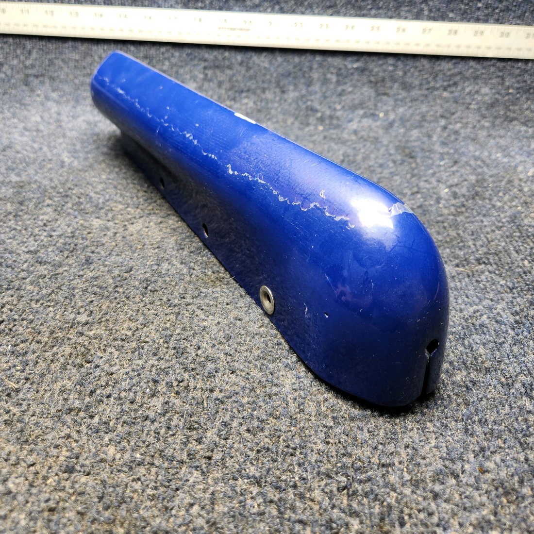 Used aircraft parts for sale, 63541-000 PIPER PA28-140 RUDDER TIP WITH TAIL LIGHT.