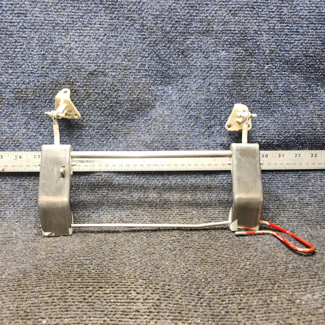 Used aircraft parts for sale, 35-415312-1 BEECHCRAFT F35 Cabin Window Handle Assembly with Pin, Support, and Linkages - LH
