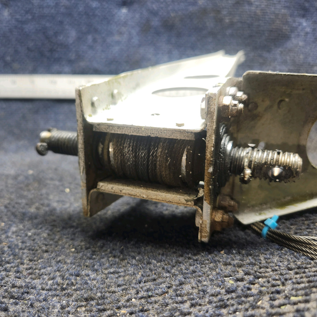 Used aircraft parts for sale, 65258-013 Piper PA28-140 Stabilator Trim Support Assembly