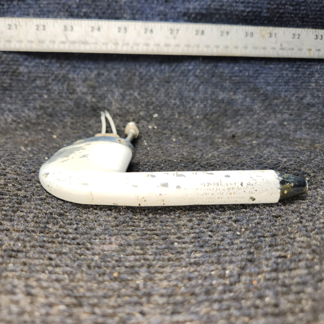 Used aircraft parts for sale, 50-384040-1 Beechcraft 35-33 Heated Pitot Tube Assembly (Volts: 12)