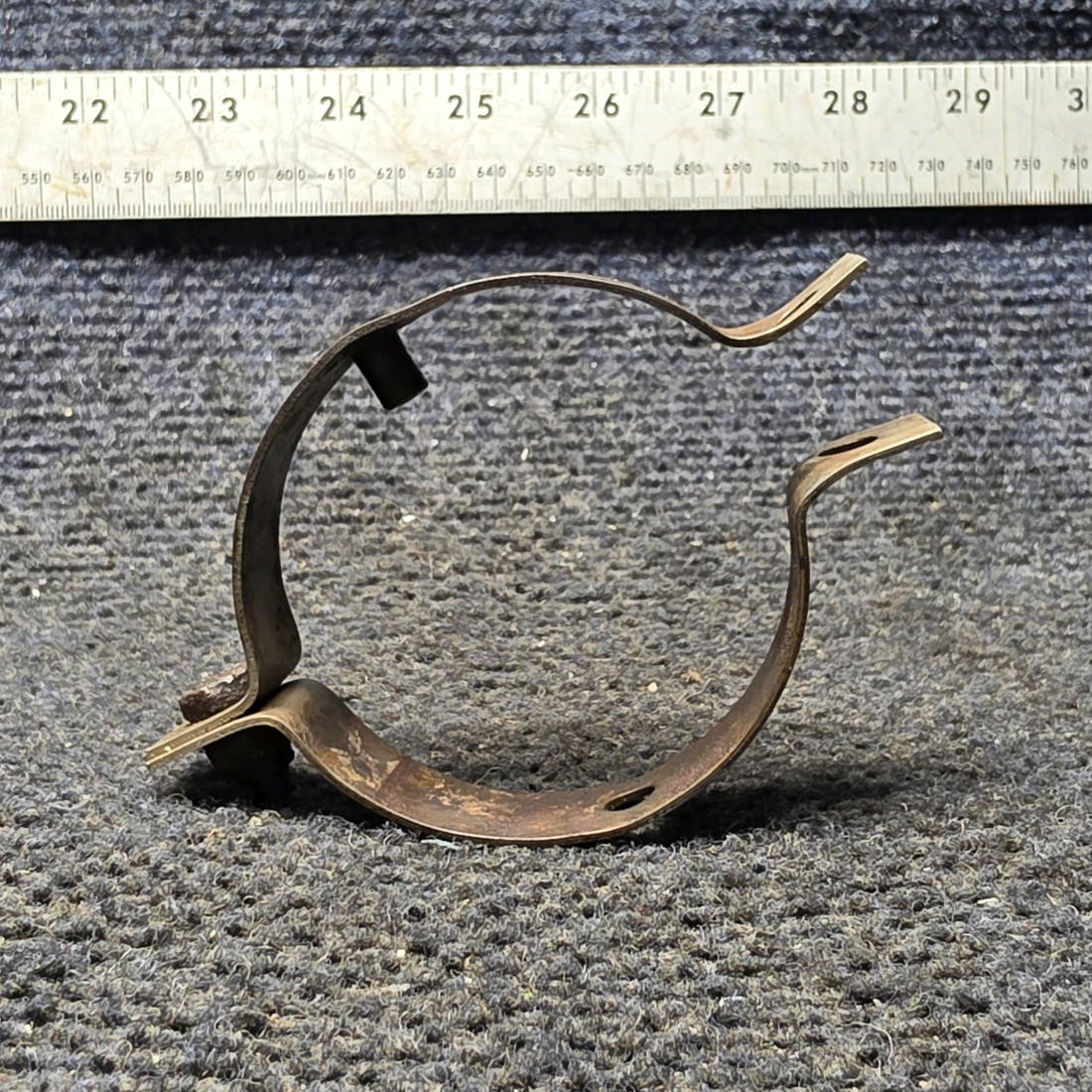 Used aircraft parts for sale, 0550176-31, 0550176-26 Cessna 172F Tailpipe Clamp Assembly