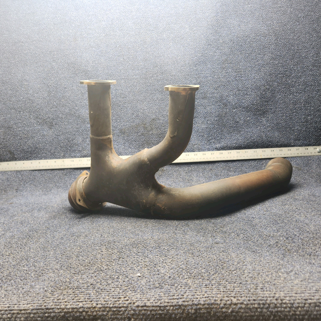 Used aircraft parts for sale, 2454000-14/ 2454000-11 Cessna 172RG Exhaust Collector - Riser- Crossover