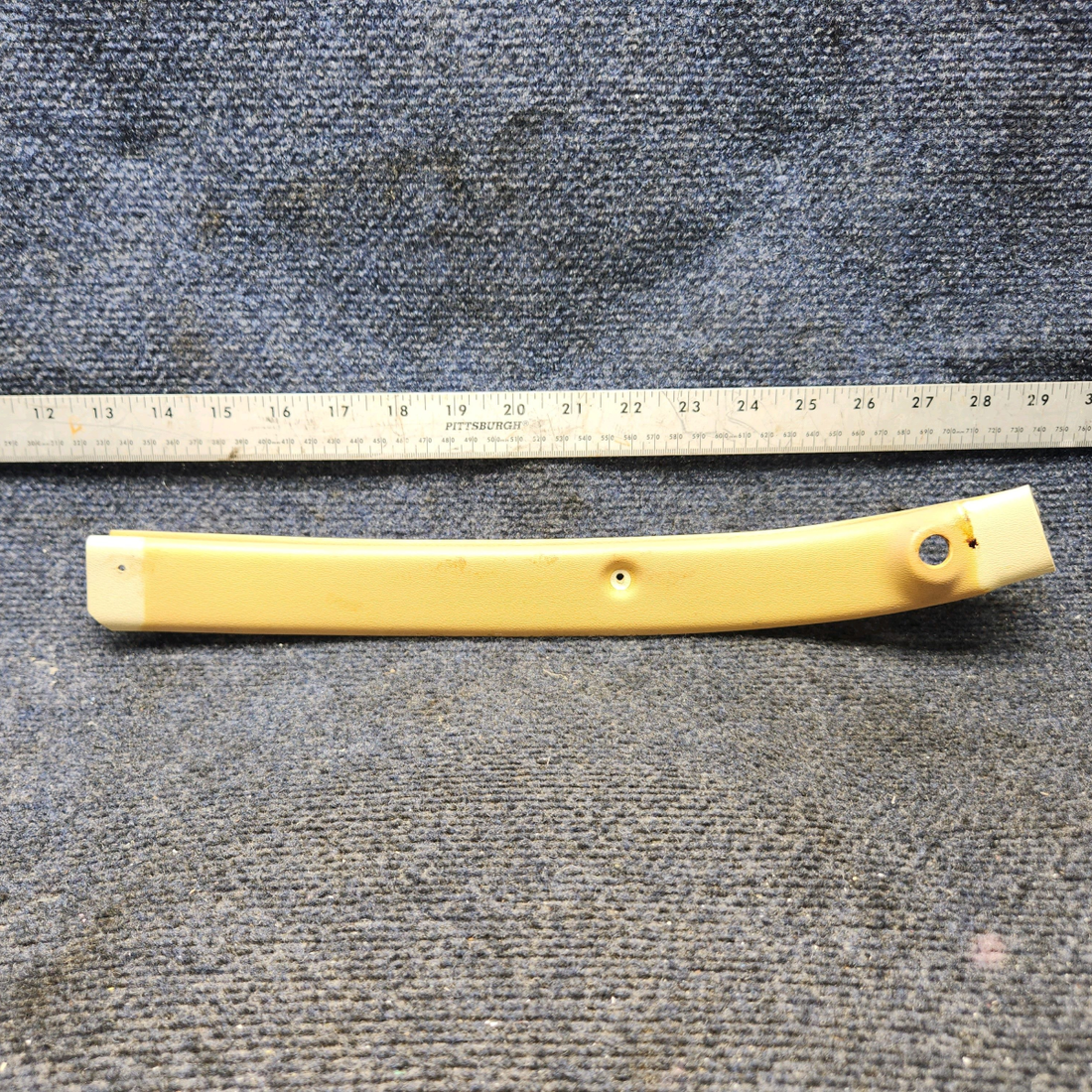 Used aircraft parts for sale, 63149-012 Piper PA28-140 UPPER WINDSHIELD TRIM STRIP