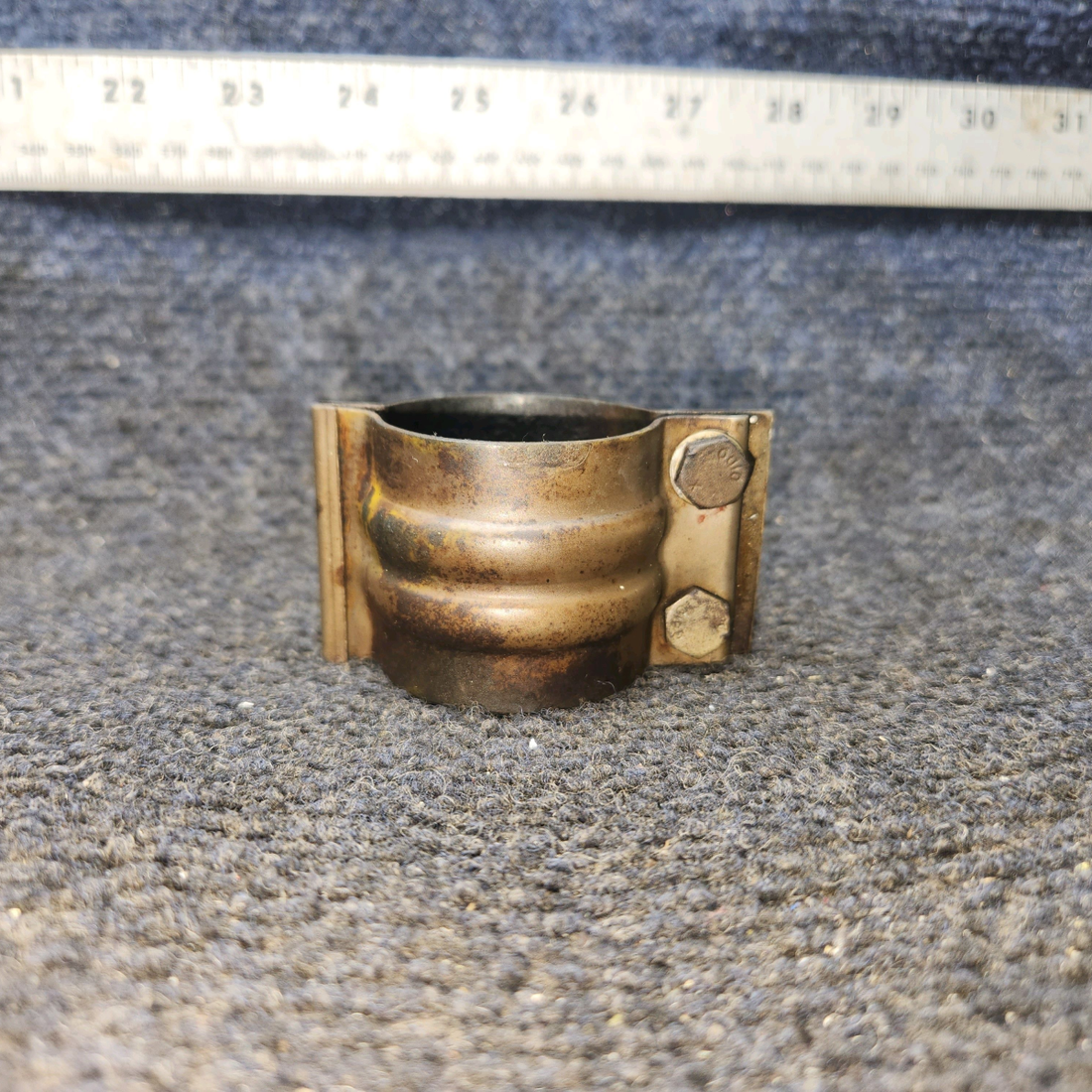 Used aircraft parts for sale, 0550176-50 Cessna 172E Exhaust Clamp Assy