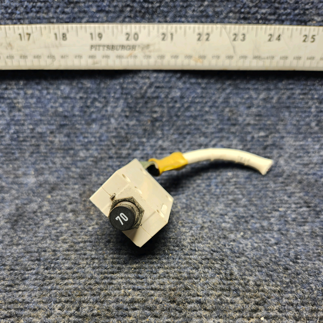Used aircraft parts for sale, 41-3-S14-LN2 PIPER PA28-161 Warrior III ETA PUSH TO RESET CIRCUIT BREAKER (AMPS: 70)
