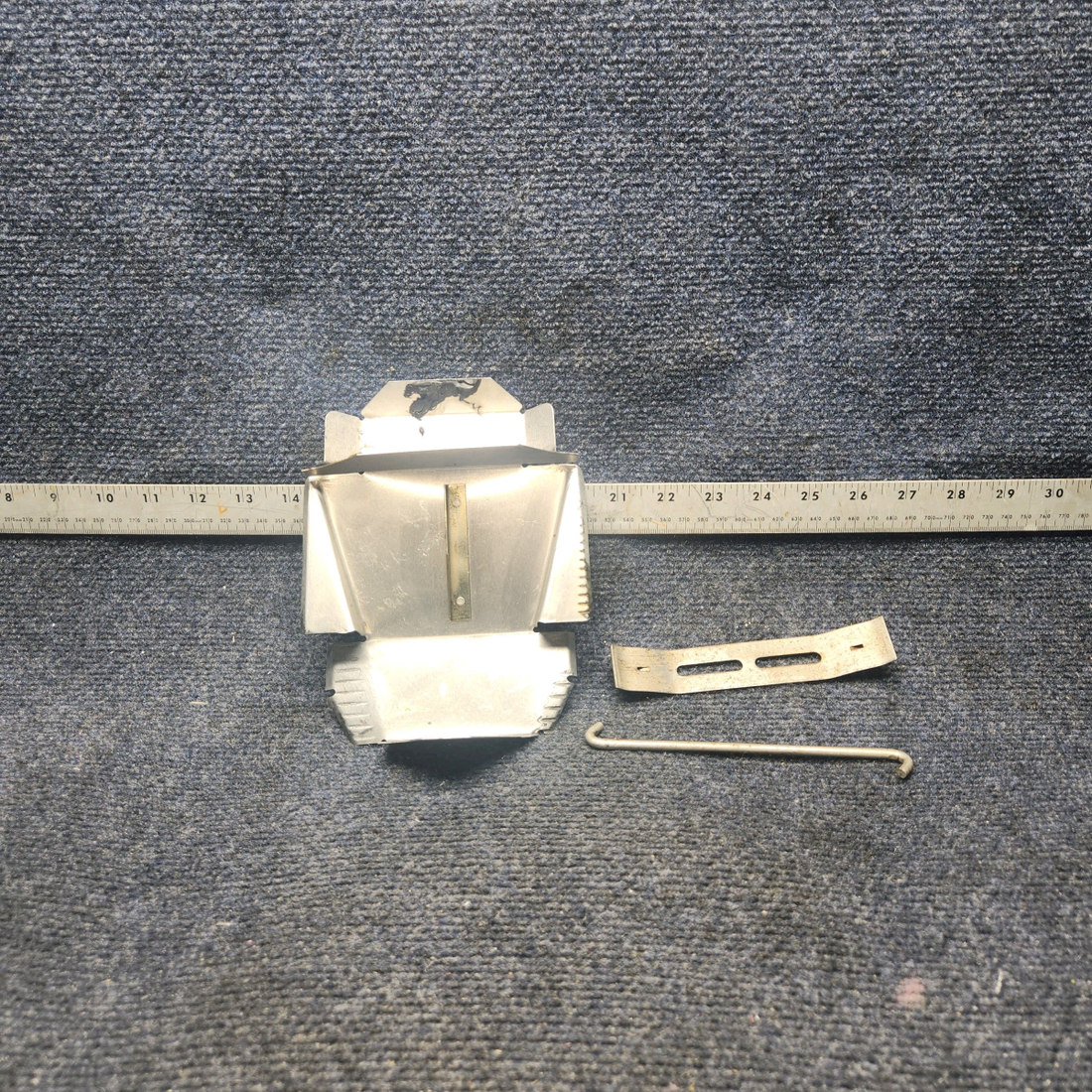 Used aircraft parts for sale, 72152 / 71611 / 71610 Lycoming O-540 PIPER PA-24-250 Intercylinder Baffele with retainer  & Hook