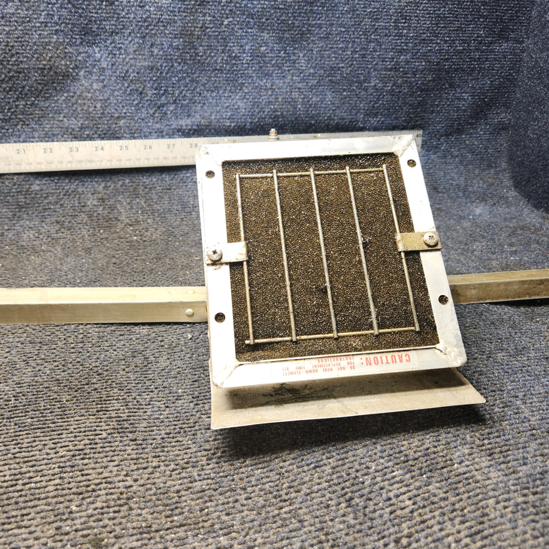 Used aircraft parts for sale, 0550197-1 Cessna 172E Carburetor Airbox Assembly w/ Bracket