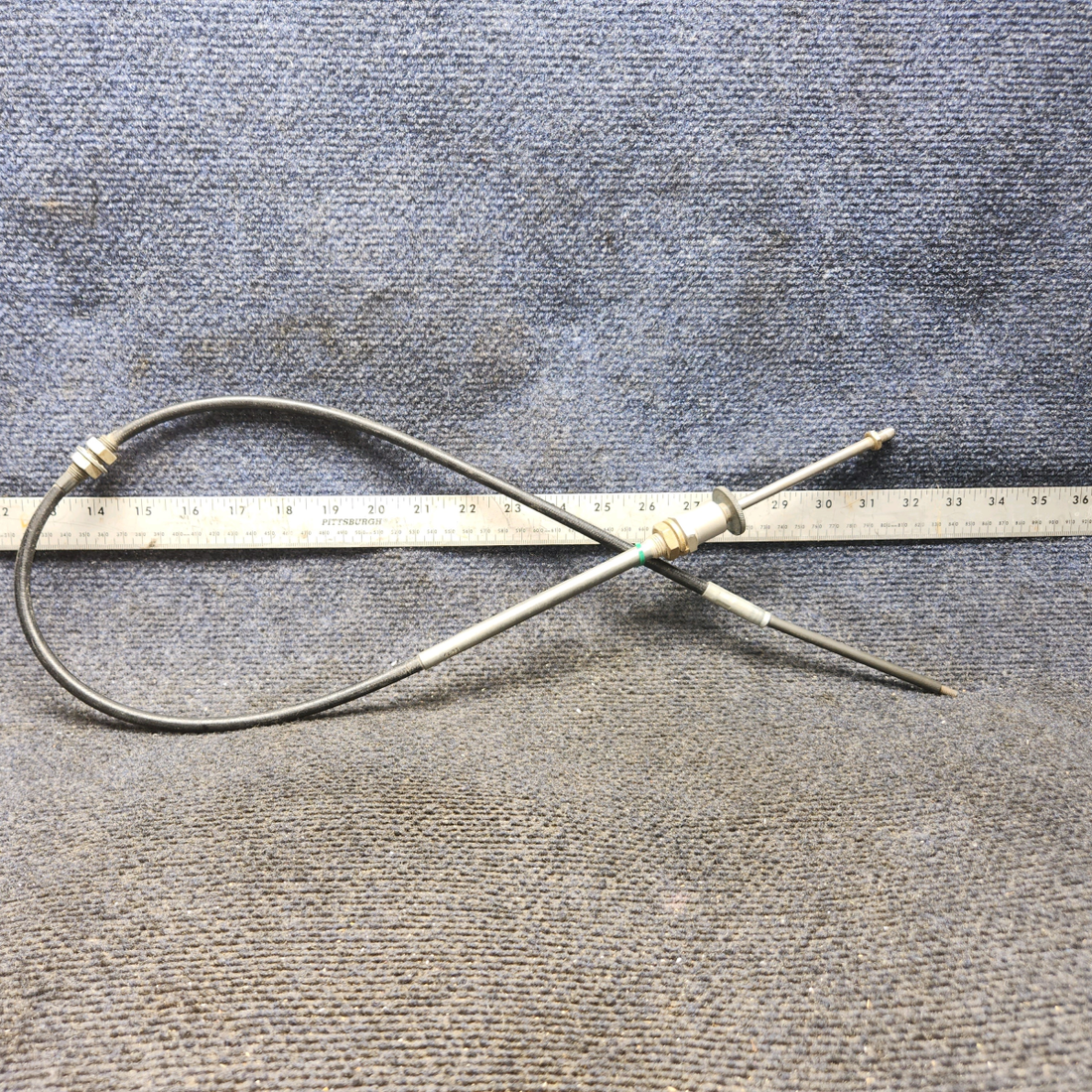 Used aircraft parts for sale, 253-001-1 Mooney M20C Throttle Control Cable (38")