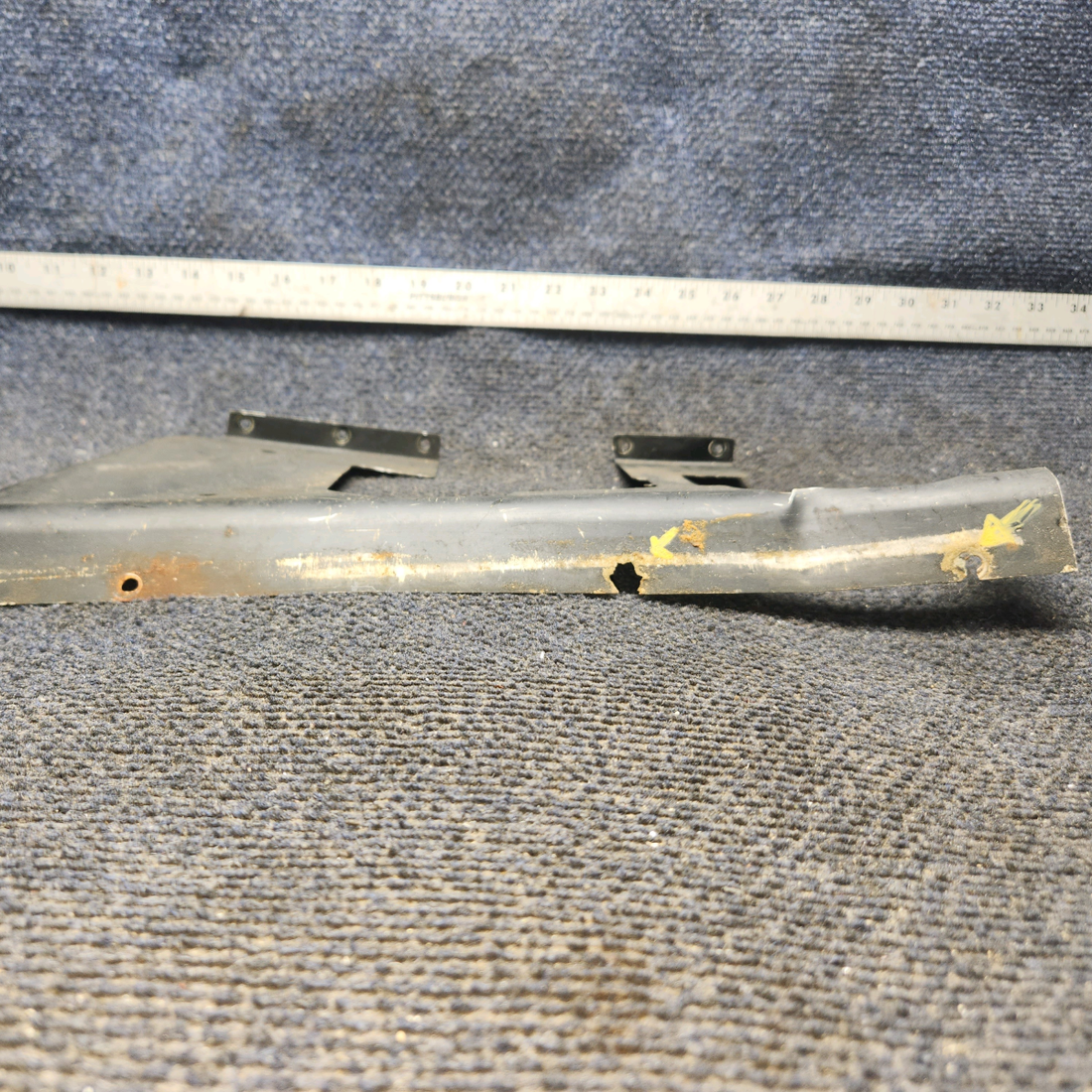 Used aircraft parts for sale, 0513057-1 Cessna 172F Rudder Bar Shield - LH