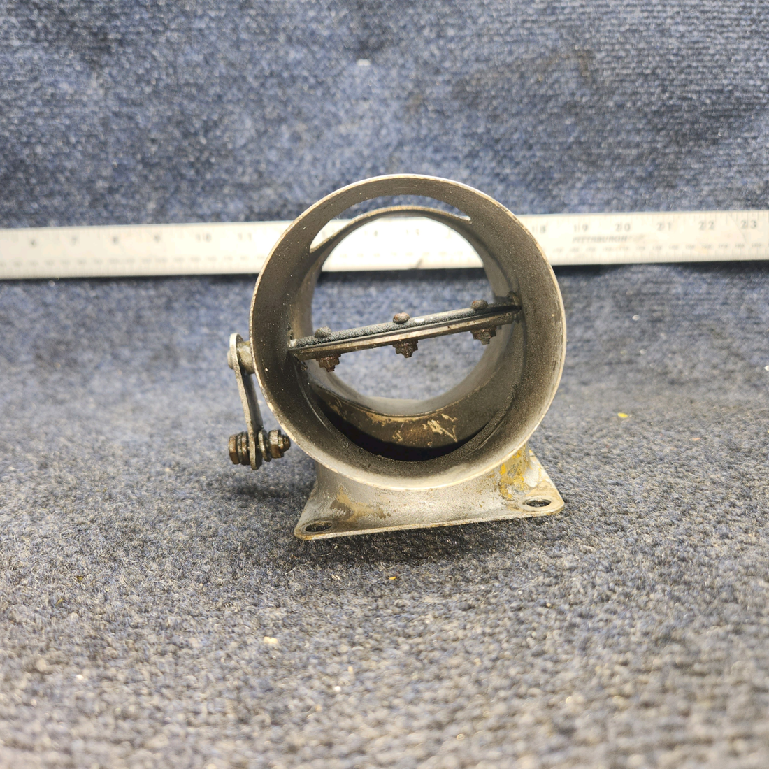 Used aircraft parts for sale, 169-910027-27 Beechcraft A23A Musketeer Custom III CABIN HEAT VALVE WELD ASSEMBLY