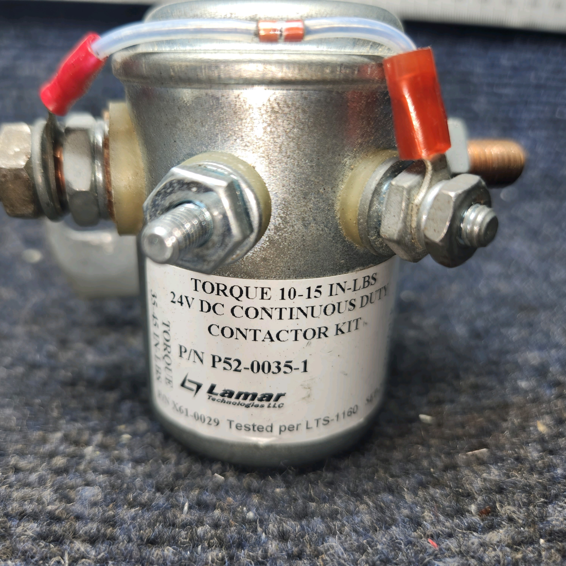 Used aircraft parts for sale, P52-0035-1 BEECHCRAFT 95-55B Contactor Battery - 28 Volts