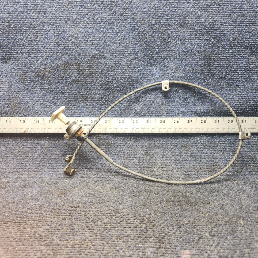 Used aircraft parts for sale, S1517-2 Cessna 182P Fuel Strainer Control Cable 31"