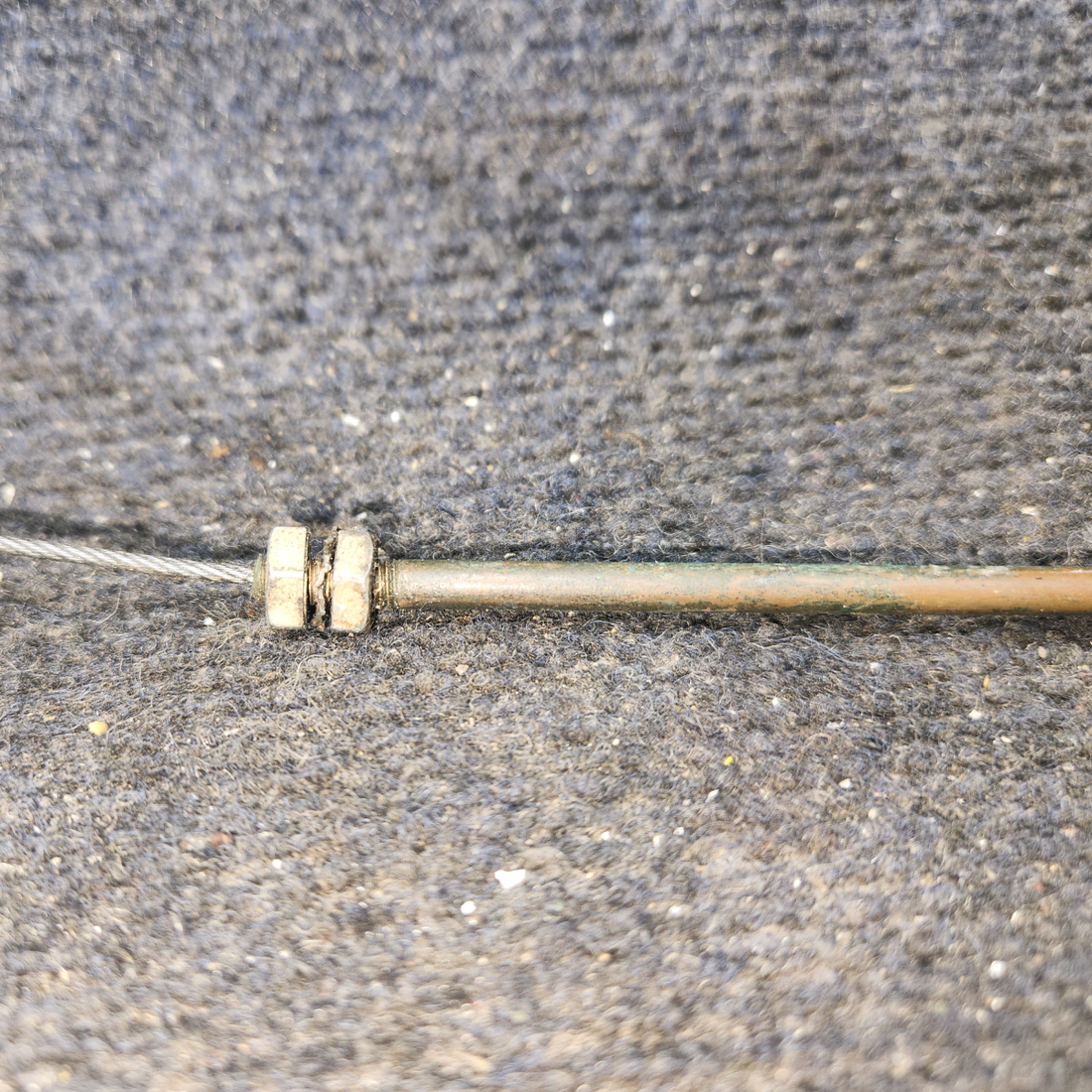 Used aircraft parts for sale, 0813150-55 Cessna 172E Parking Brake Handle Assy