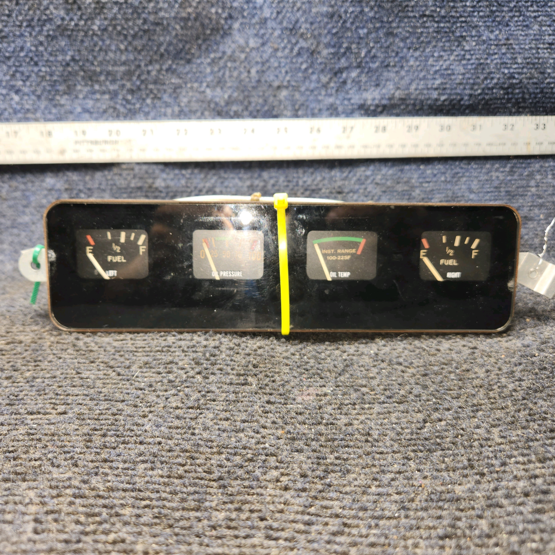 Used aircraft parts for sale, 0513144-13 Cessna 172E Cluster Gauge Assembly