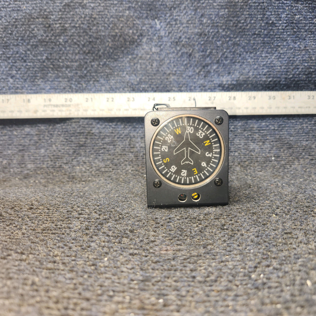 Used aircraft parts for sale, PAI-700 Precision Aviation PAI-700 Cessna 182G Vertical Card Magnetic Compass Indicator
