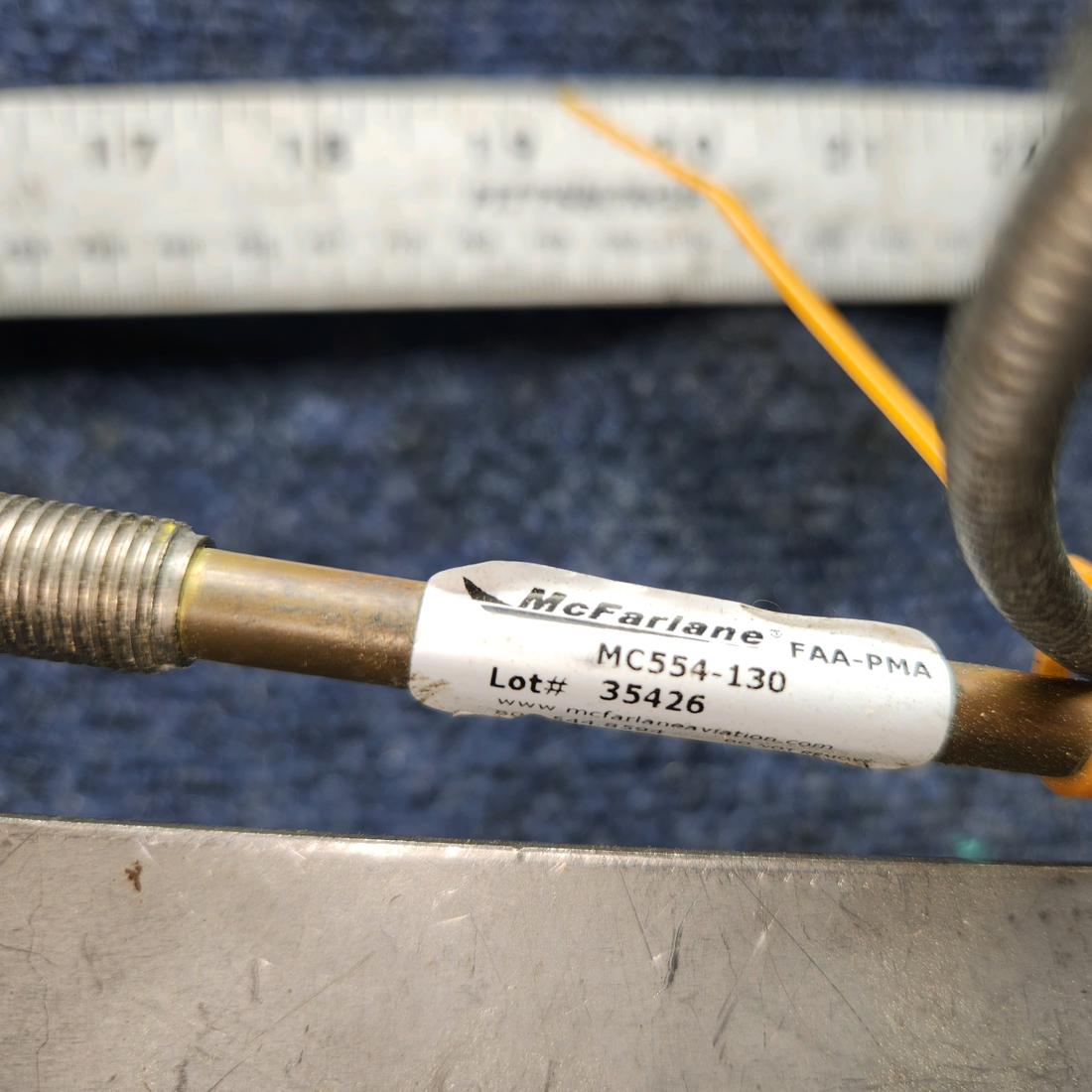 Used aircraft parts for sale, PS50146-13-10 PIPER PA28RT-201 Alternate Air Cable W/Control