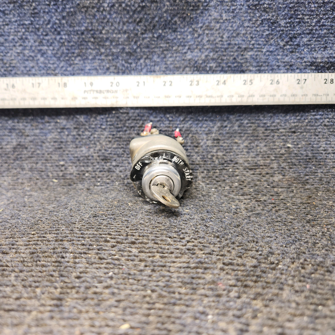 Used aircraft parts for sale, 10-357200-1 Bendix piper PA-28-181 Ignition Switch Assembly with Key