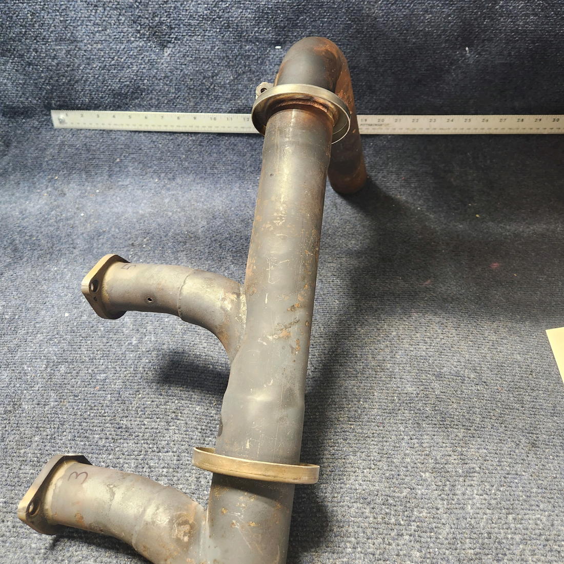 Used aircraft parts for sale, 642220-905-2, 642220-103 , 642220-905-1 Mooney M20K EXHAUST STACK RH