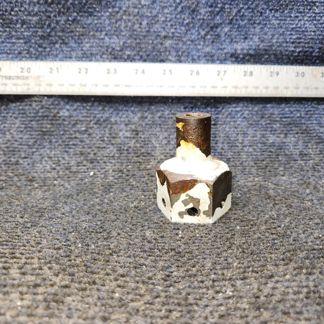 Used aircraft parts for sale, 0441130-2 Cessna 172E Main Gear Axle Fairing Nut (Steel)(Length: 2.375")