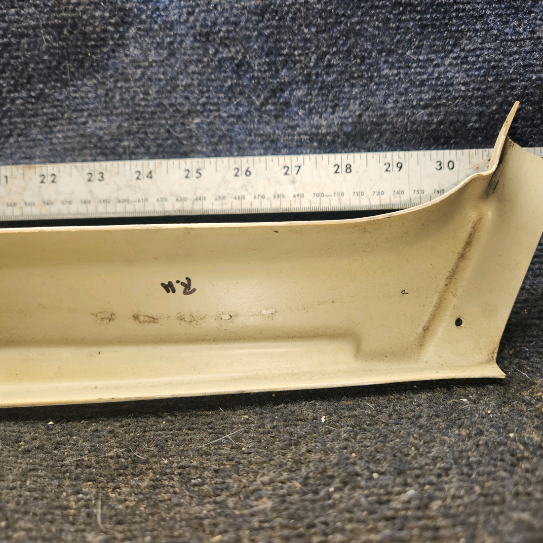 Used aircraft parts for sale, 79171-13 piper PA-28-181 Lower Windshield Bow Cover - RH