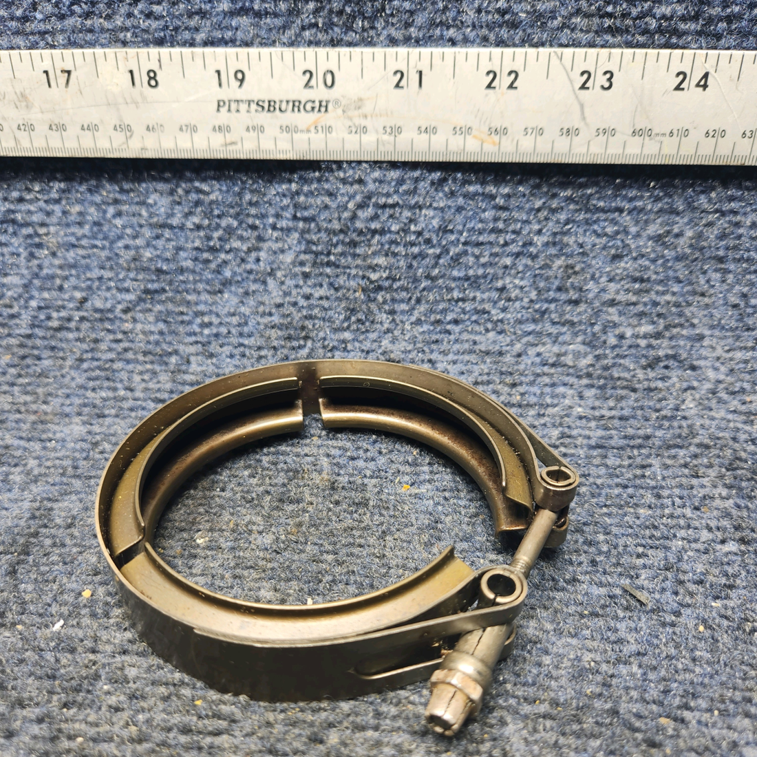 Used aircraft parts for sale, 653332 Mooney M20K TCM COUPLING V-BAND 653332 MFT 09/2006