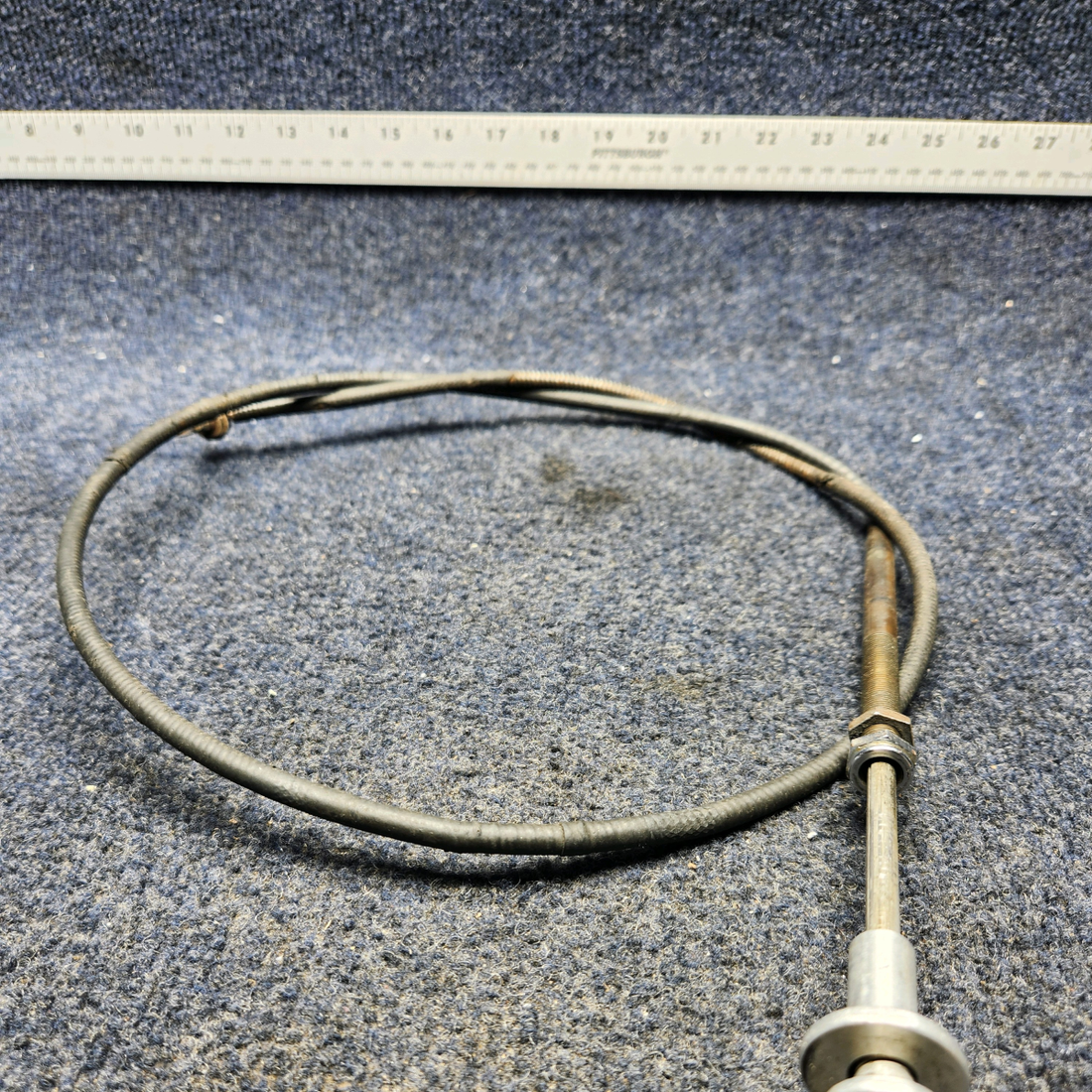 Used aircraft parts for sale, 35-550523 BEECHCRAFT F35 CONTROL CABLE ASSY CABIN HEAT / DEFROST (LENGTH: 39")