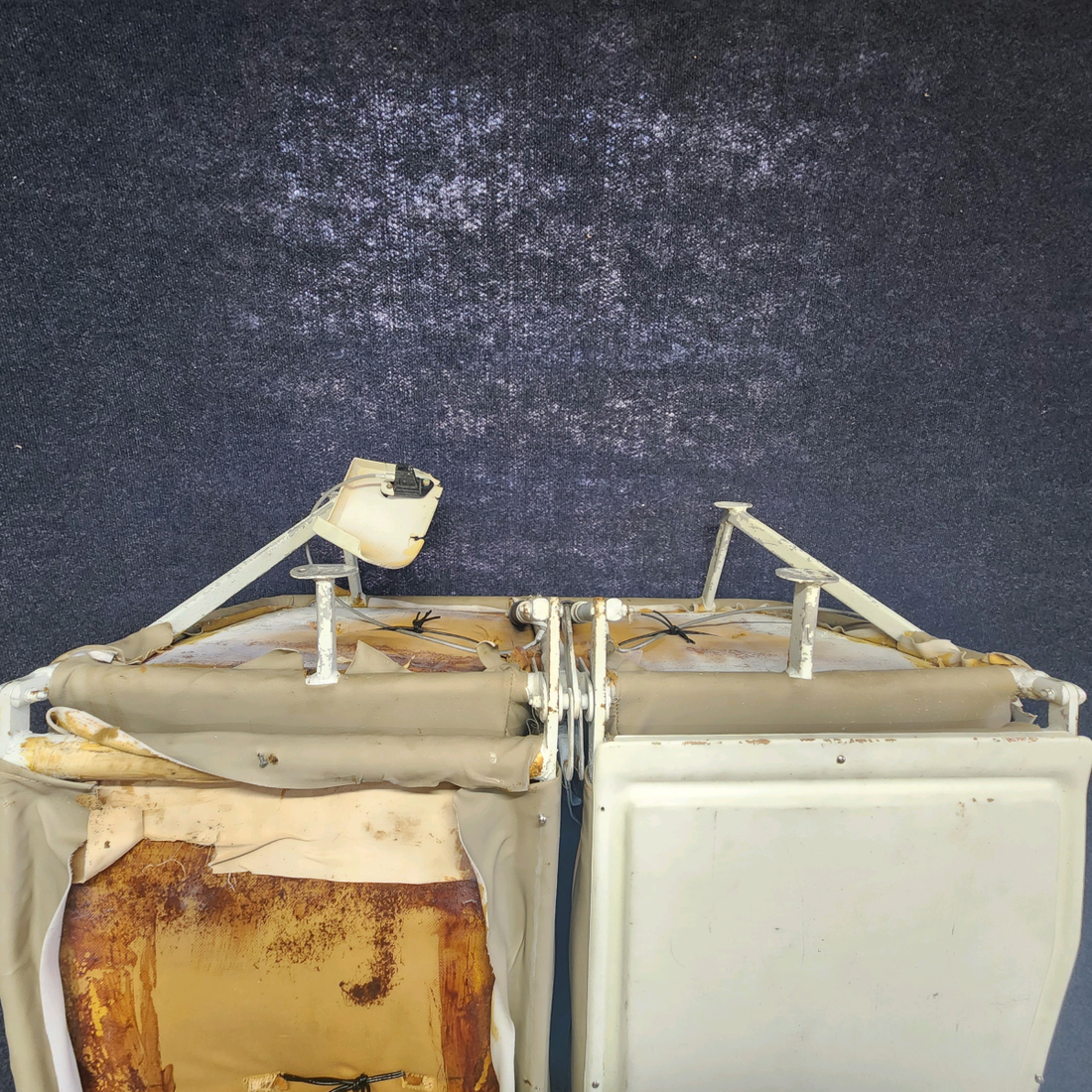 Used aircraft parts for sale, 0514170-3 CESSNA C172RG SPLIT BACK BENCH SEAT ASSEMBLY SEE PHOTOS FOR DETAILS