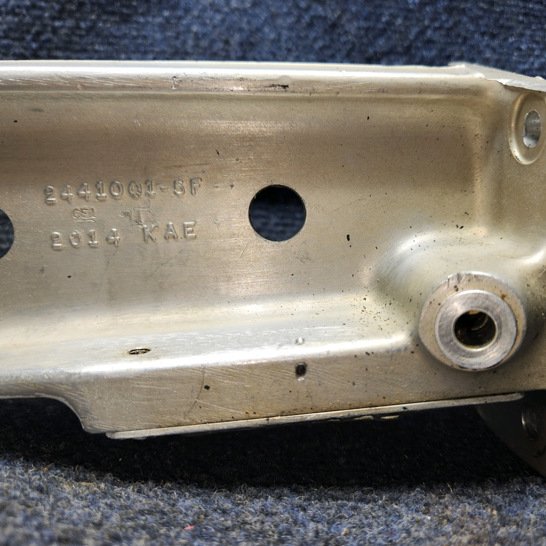 Used aircraft parts for sale, 2441001-5 Piper 172RG Main Landing Gear Support Outboard LH