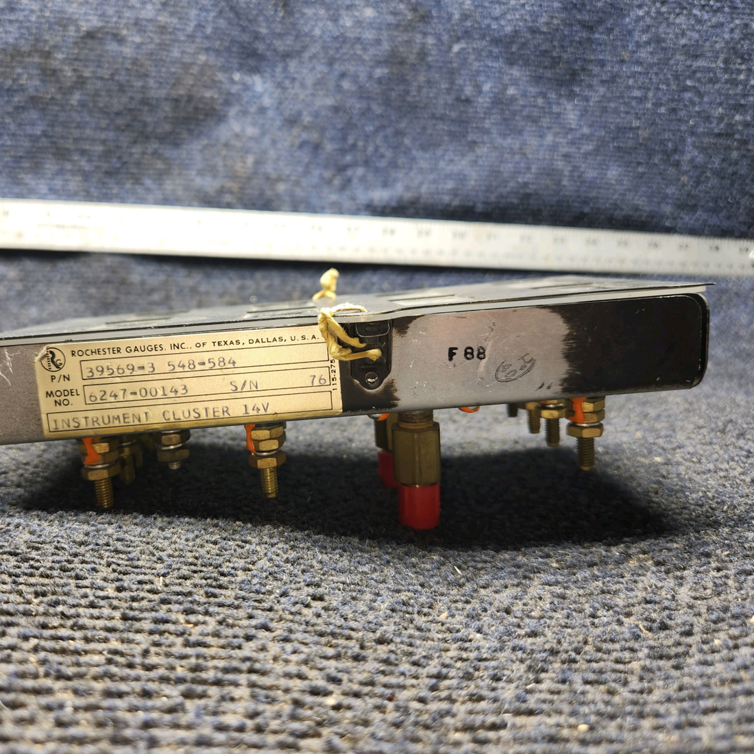 Used aircraft parts for sale, 39569-003 Rochester Gauges Piper PA34-220T Intrument Gauge Cluster (12V)