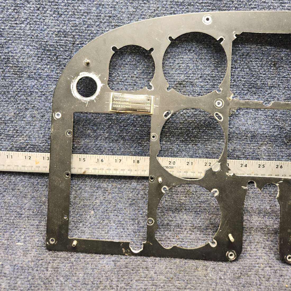 Used aircraft parts for sale, 2413019-1 Cessna 172RG Shock Panel Assy